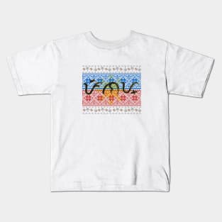 Baybayin word Pinay (Filipina) Kids T-Shirt